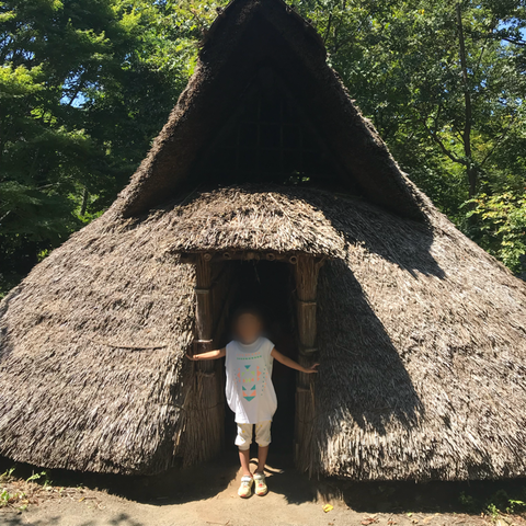縄文の村竪穴式住居体験