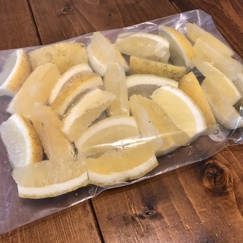 国産レモン大量消費レモンサワー用に冷凍