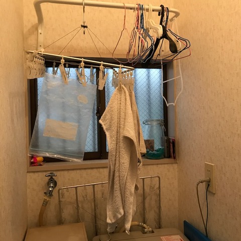 入浴後の濡れたタオル対策